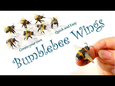 Quick and Easy Bumblebee Wings