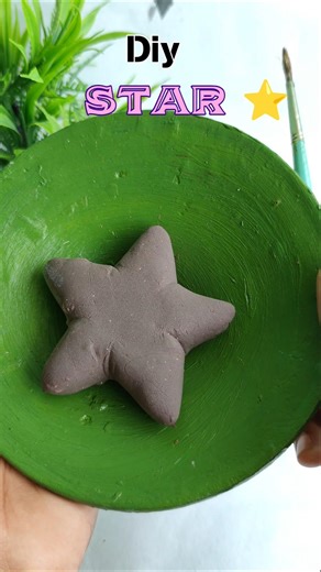 making a clay star that actually looks INSANE #diy #trending
