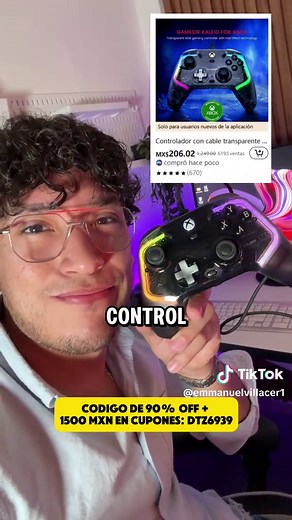 Control Xbox Gamesir en Temu con 90% de Descuento