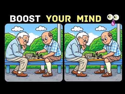 Spot the Difference 😲 Find All Hidden Differences | Brain Game