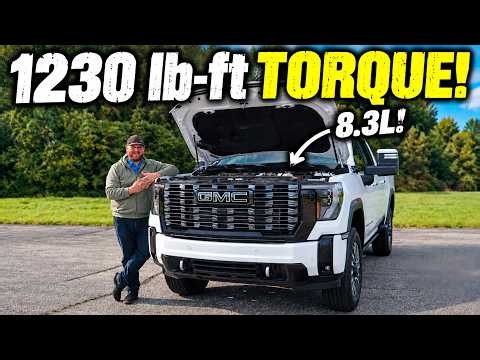 2027 GMC Sierra 2500 Denali Ultimate Walkaround - See How the HUGE New Diesel Fits in This Truck