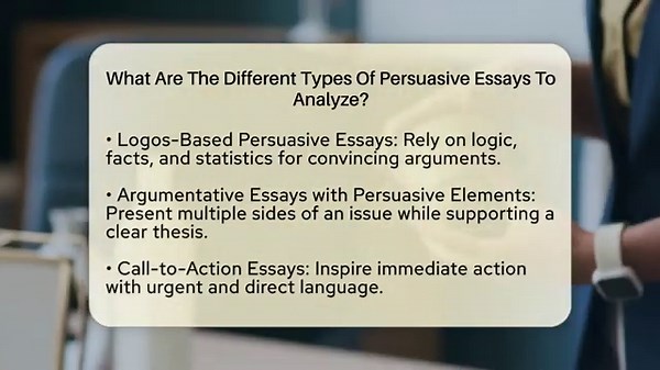 What Are The Different Types Of Persuasive Essays To Analyze? - The Language Library