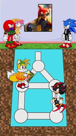 SONIC0 2 DRAMA! 🦊 Can SONIC and KNUCKLES AND TAILS Fix AMY'S Broken Portrait?
