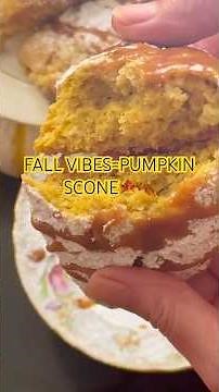 Pumpkin Scones with Caramel: The Ultimate Cozy Fall Recipe!
