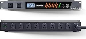 SW-Epsilon 10 Socket Power Conditioner/Surge Sequencer USB Type-C/Type-A Charger
