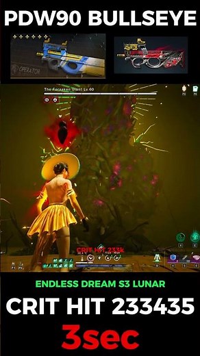 ONCE HUMAN SHINY MODS FORSAKEN GIANT PDW90 PER HIT 233K🥶#oncehuman