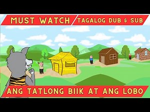 Ang Tatlong Biik at ang Lobo - Pinoy Pabula | Maikling Kwento