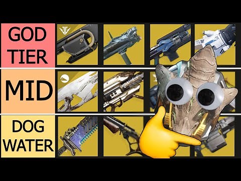 I ranked EVERY exotic weapon in Destiny 2