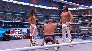 FTR was so close to retaining the #AEW World Tag-Team Titles! Order #AEWAllIn LIVE on PPV right now! 🇺🇸: aewevents.com/All-In-London 🔗 allelitewrestling.com/watchallin | All Elite Wrestling