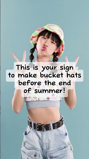 Free Crochet Fact Check Bucket Hat Pattern