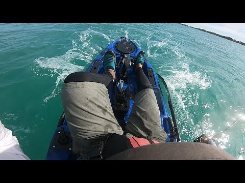 Kayak Fishing in rough sea.. Beach Fishing Mauritius 2022
