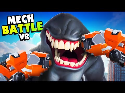 Crushing Massive MONSTERS In My GIANT MECH! - Kaiju Battle Simulator VR