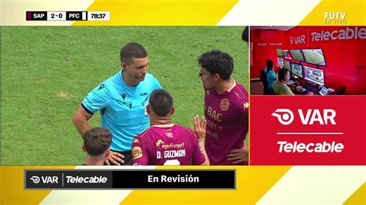 FUTV on Instagram: "⏰ 78’ Revisión de posible penal para Saprissa y la decisión es que no hay penal. ➡VAR Telecable Costa Rica"