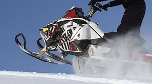 How To Wheelie A Snowmobile | Fun In The Yard