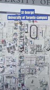 Map of St George, University of Toronto Downtown campus