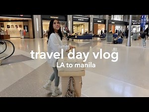 travel vlog | 16 hour flight to the philippines in economy, layover in japan