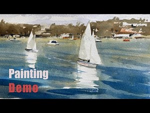 Calm Waters and Reflections | Watercolor Demo