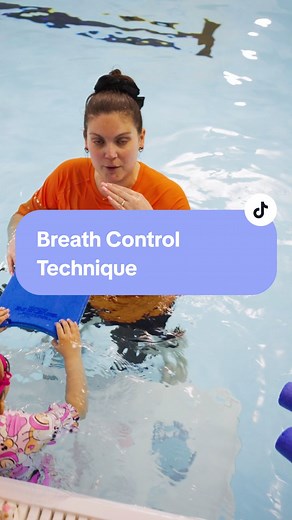 Blowing Bubbles Technique for Swimming Breath Control