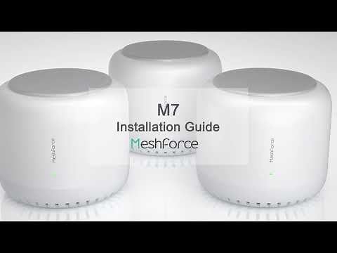 Meshforce M7 Tri-Band Mesh WiFi System Setup Guide - Quick Installation