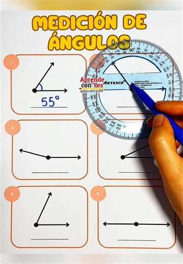 Cómo medir ángulos correctamente con un transportador