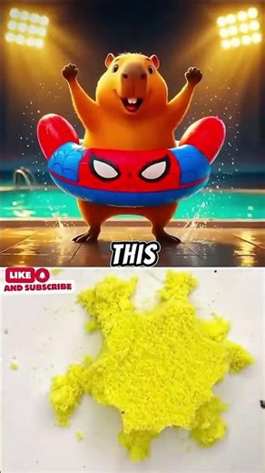 Puppy beats everyone in the pool dive!🏊🐶😺💥#puppy #dogs #pug #pets #cat #kitten #funny #capybara