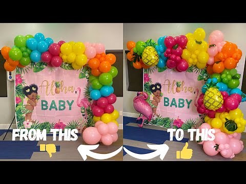 HOW TO MAKE YOUR BASIC BALLOON GARLANDS LOOK FULLER | TUTORIAL | Lofaris Backdrop Review