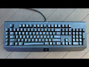 RELAXING DIY RAZER BLACKWIDOW ULTIMATE KEYBOARD TEARDOWN, FULL CLEAN AND INSIDE TUTORIALS