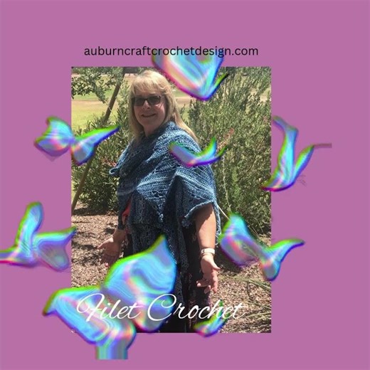 Butterfly Cotillion Scarf/ Shawl