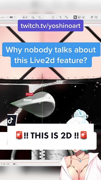 Live2d tutorial to make a mesh look 3d! 👏🏻 #vtuber #live2dtips #live2dtutorial #fypシ #viral #artistsoftiktok
