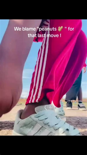 Dance Crew Blames Peanuts for Last Move!