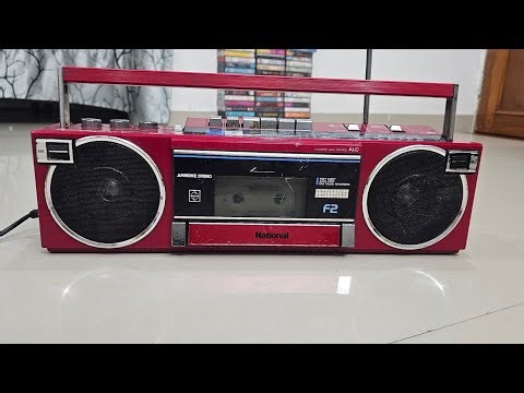 National Panasonic F2 Red Coloured Tape Recorder for sale 90233 21435 ( Japan made )#music(sold out)