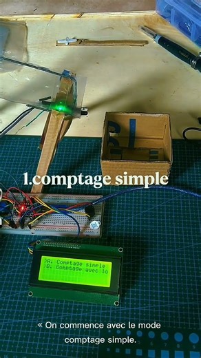 Compteur d'objets et comptage par Lot #Compteur#Arduino#DIY#Electronics#Automation