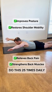 22K views · 329 reactions | Incorporating this exercise into your routine can contribute significantly to better posture and overall musculoskeletal health. #Posture #healthandwellness #backpainrelief #mobility | PostureStrong | Facebook