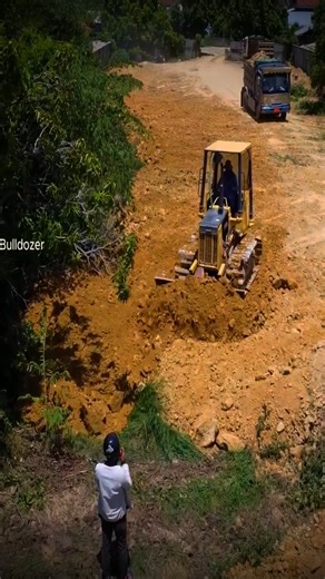 From Trees to Solid Ground! KOMATSU D20P Completes Land Filling Project #Dozer #Bulldozer #HeavyEquipment #fblifestyle #construction #DumpTruck | TV Machine Cambodia