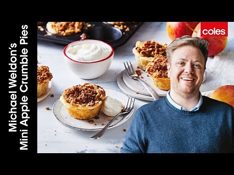 Mini Apple Crumble Pies | Recipes from the Stephanie Alexander Kitchen Garden | Coles