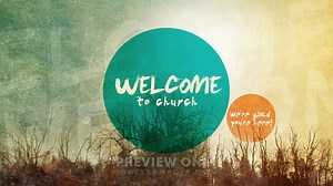 Modern Geometric - Welcome to Church - Title Graphics