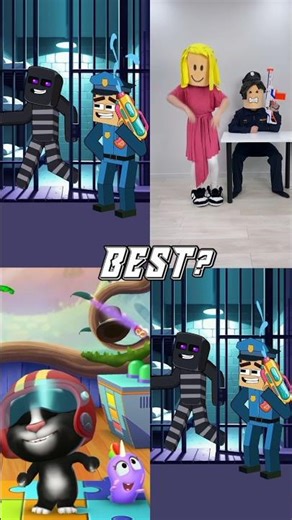 Roblox Girl Dance With Police👮😂 #shorts #memes #funny #animation #mytalkingtom #shortsfeed