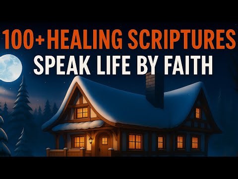 God’s Promises – 100+ Healing Scriptures with Soaking Music | Peaceful Bible Verses for Sleep & Rest