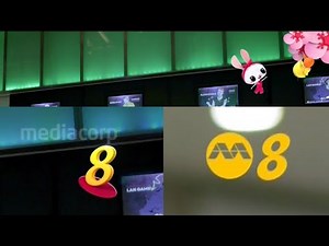 Mediacorp Channel 8 Singapore - Old, New Logo & CNY's Bunny Animation