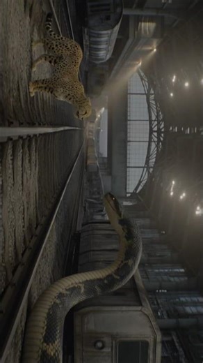 Incredible hybrid mix. cheetah and python. #hybridanimals