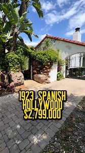 1923 Spanish Home in Hollywood with Whimsical Interior