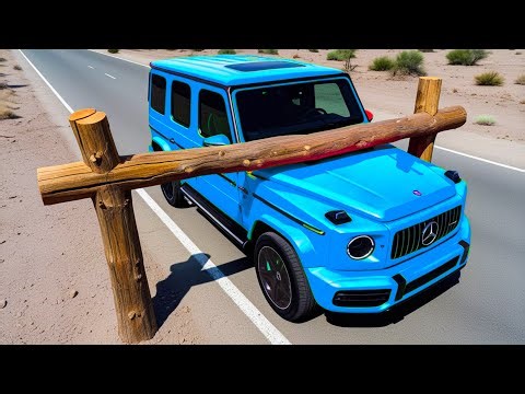Cars vs Log Traps Challenge | Most Epic Car Crashes in BeamNG.Drive by Bumpy McQueen