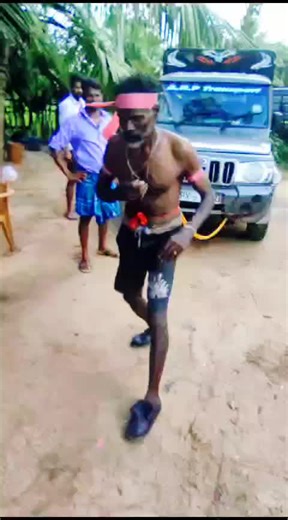 Dynamic Outdoor Dance Performance by a Muscular Dancer