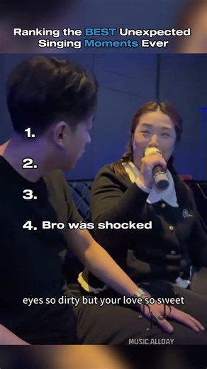 Ranking the BEST Unexpected Singing Moments EVER