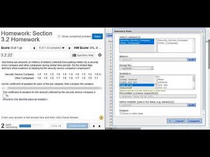 Finding the Coefficient of Variation in StatCrunch