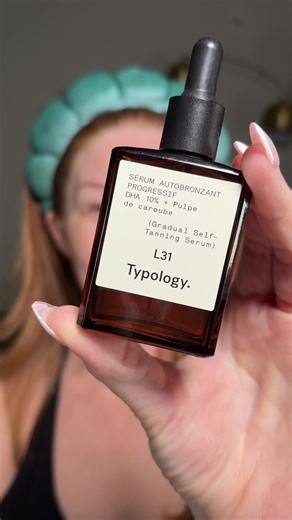 Let’s review the NEW @Typology Paris Gradual Tanning Serum 🌞 #selftanner #frenchskincare #typology #glowingskin #krystnapproved