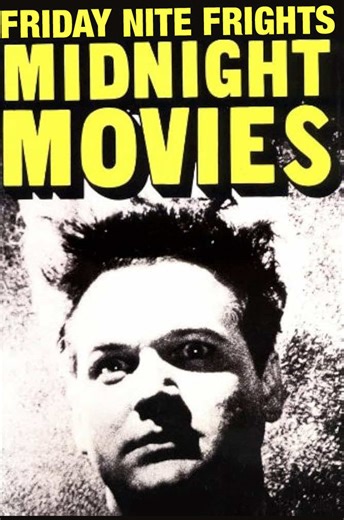 The next episode of Friday Nite Frights explores the rise of the midnight movie phenomenon ~ from underground screenings of The Rocky Horror Picture Show, Night of the Living Dead, Eraserhead, and The Texas Chainsaw Massacre to the cultural movement that turned late-night showings into full-blown cultural rituals. Why did midnight movies become so popular? What caused the decline? And are they still active today? If you grew up staying awake long after everyone else was asleep…this episode is fo