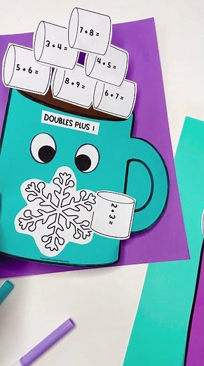 Doubles and Doubles Plus One Math Craft