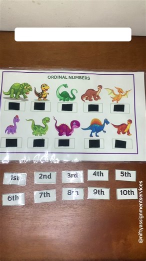 Engaging Ordinal Numbers Activity for Kids