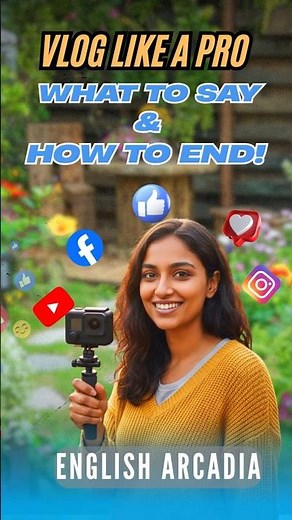 English For your Vlogs and Ending Your Videos Like a Pro! #vlogs #vloger #english #entertainment